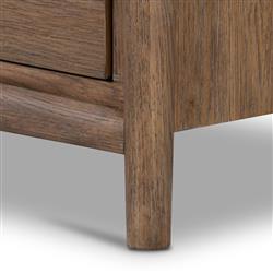 Genesis Rustic Lodge Brown Weathered Oak Nightstand|