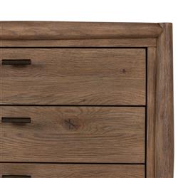 Genesis Rustic Lodge Brown Weathered Oak Nightstand|