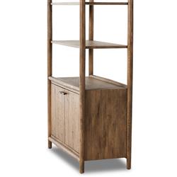 Genesis Rustic Lodge Brown Oak Bookcase|