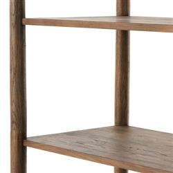 Genesis Rustic Lodge Brown Oak Bookcase|