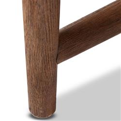 Genesis Rustic Lodge Brown Oak Executive Desk|