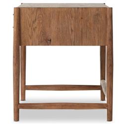 Genesis Rustic Lodge Brown Oak Executive Desk|