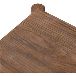 Genesis Rustic Lodge Brown Oak Executive Desk|