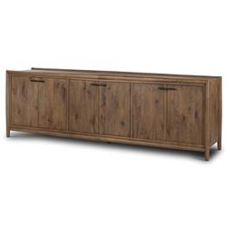 Genesis Rustic Lodge Brown Oak Wood Sideboard|