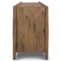 Genesis Rustic Lodge Brown Oak Wood Sideboard|