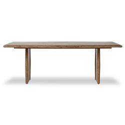 Genesis Rustic Lodge Brown Oak Rectangular Dining Table - 85.50"W|
