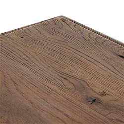 Genesis Rustic Lodge Brown Oak Rectangular Dining Table - 85.50"W|