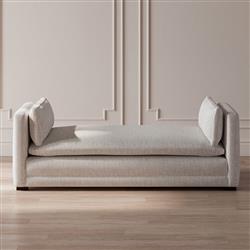 Olivia Heathered Ivory Performance Daybed|