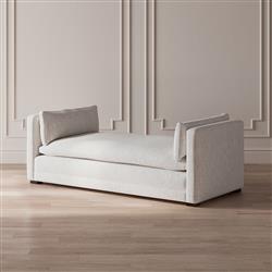 Olivia Heathered Ivory Performance Daybed|