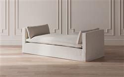 Olivia Sea Salt Performance Slipcovered Daybed|