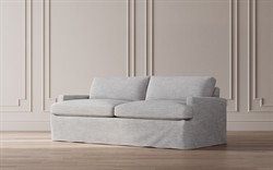 Claudie Truffle Performance Slipcovered Sofa - 86&quot;|