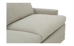 Claudie Sea Salt Performance Slipcovered Sofa - 86&quot;|