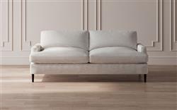 Claudie Heathered Ivory Performance Sofa - 86&quot;|