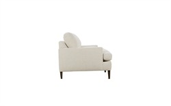 Claudie Heathered Ivory Performance Sofa - 96&quot;|
