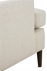 Claudie Heathered Ivory Performance Sofa - 96&quot;|