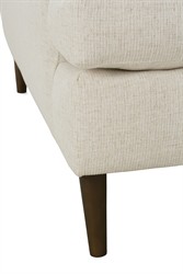 Claudie Heathered Ivory Performance Sofa - 96&quot;|