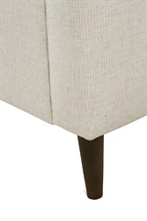 Claudie Heathered Ivory Performance Sofa - 96&quot;|