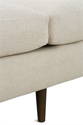 Claudie Heathered Ivory Performance Sofa - 96&quot;|