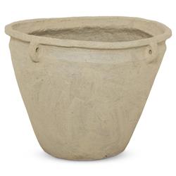 Olivos Natural Paper Mache Tall Planter|
