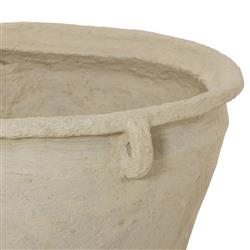 Olivos Natural Paper Mache Tall Planter|