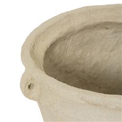 Olivos Natural Paper Mache Tall Planter|
