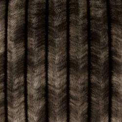 Audrey Rustic Mocha Faux Fur Decorative Throw Pillow - 24x24|