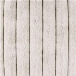 Audrey Rustic Ivory Faux Fur Decorative Throw Pillow - 24x24|