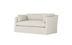 Madeline Sea Salt Performance Slipcovered Loveseat - 71&quot;|