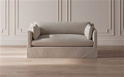 Madeline Sea Salt Performance Slipcovered Loveseat - 71&quot;|