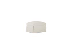 Madeline Sea Salt Performance Slipcovered Ottoman|