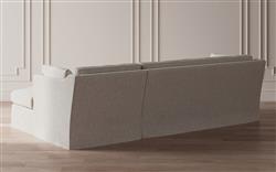 Madeline Sea Salt Performance Slipcovered Chaise Sectional - Right Chaise - 113"|