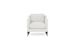 Madeline Heathered Ivory Performance Arm Chair|