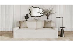 Henri Soft Ivory Sofa - 90&quot;|
