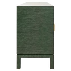 Worlds Away Effie Green Grasscloth Buffet|
