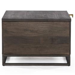 Madison Global Bazaar Vintage Brown Mango Wood Storage Coffee Table|