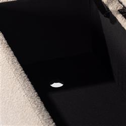 Tola Mid Century Beige Performance Boucle Storage Bench|