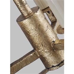 Visual Comfort Studio Thayer Mid Century Antique Gild Lantern - Mini|