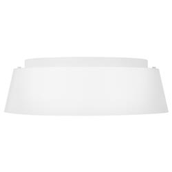 Visual Comfort Studio Asher Modern Classic Matte White Flush Mount - Medium|