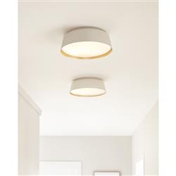 Visual Comfort Studio Asher Modern Classic Matte White Flush Mount - Medium|