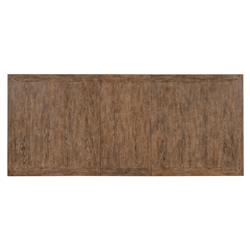 Asher French Dark Brown Oak Extendable Rectangular Dining Table - 80-102"|