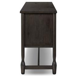 Bari Cracked Smoked Black Sideboard|