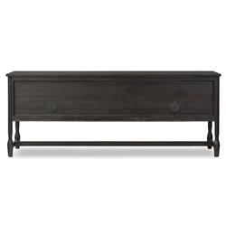 Bari Cracked Smoked Black Sideboard|