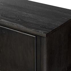 Bari Cracked Smoked Black Sideboard|
