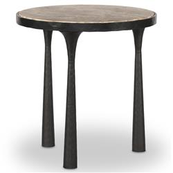 Billings Fossil Marble End Table|