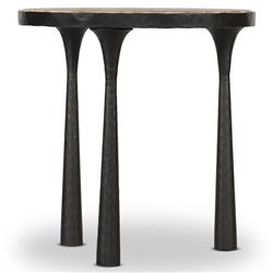 Billings Fossil Marble End Table|
