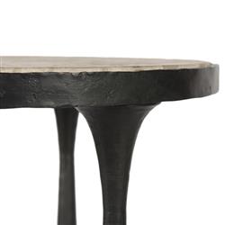 Billings Fossil Marble End Table|