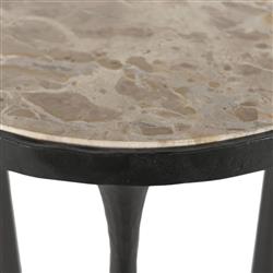 Billings Fossil Marble End Table|