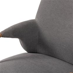 Brently Broadway Denim Linen Chair|