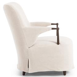Brently Broadway Dune Linen Chair|