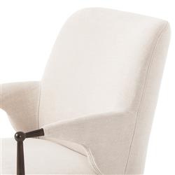 Brently Broadway Dune Linen Chair|